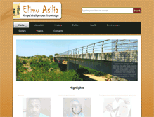 Tablet Screenshot of elimuasilia.org